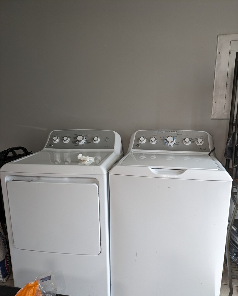 electric washer and dryer set used