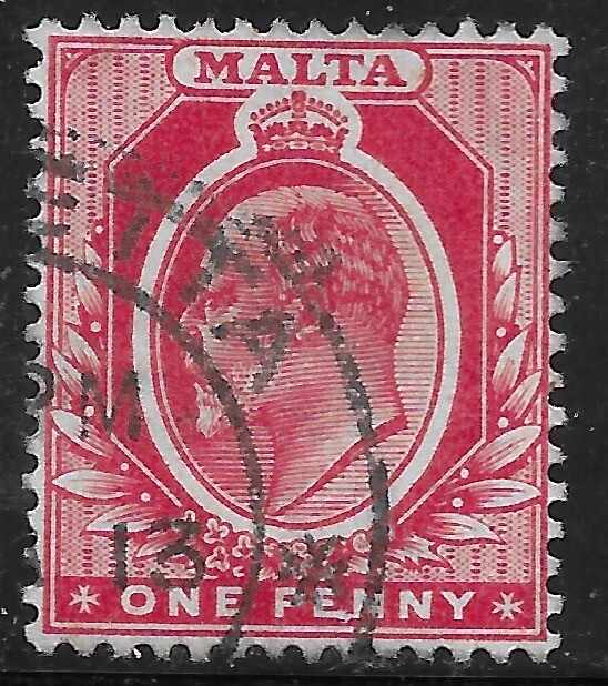 1904  MALTA SC#32 🔥 USED 1913 VF