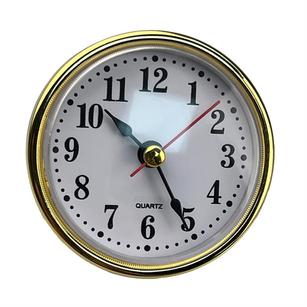 Practical Quartz Clock Insert Movement Replacement Repairing Clocks Gold