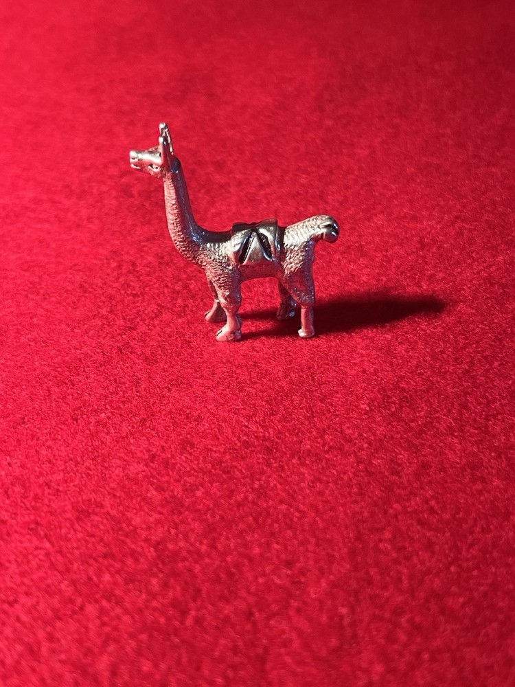 sliver miniature Lama from Peru