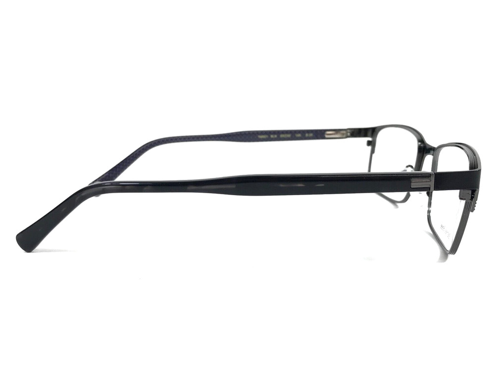 Ted Baker Eyeglasses Frames TM521 BLK Black Rectangle Full Rim 55-20-145