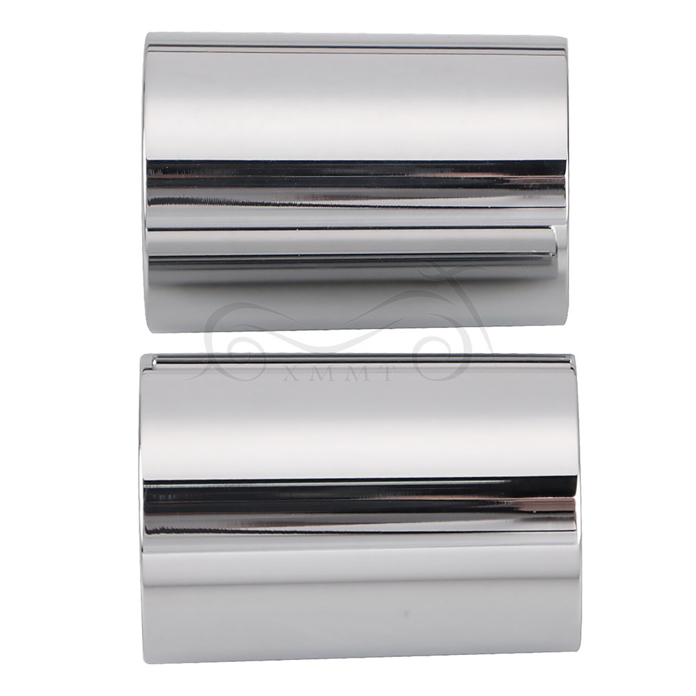 1.75" Chrome Handlebars Riser Extensions For Harley 1" Handlebars Softail Dyna