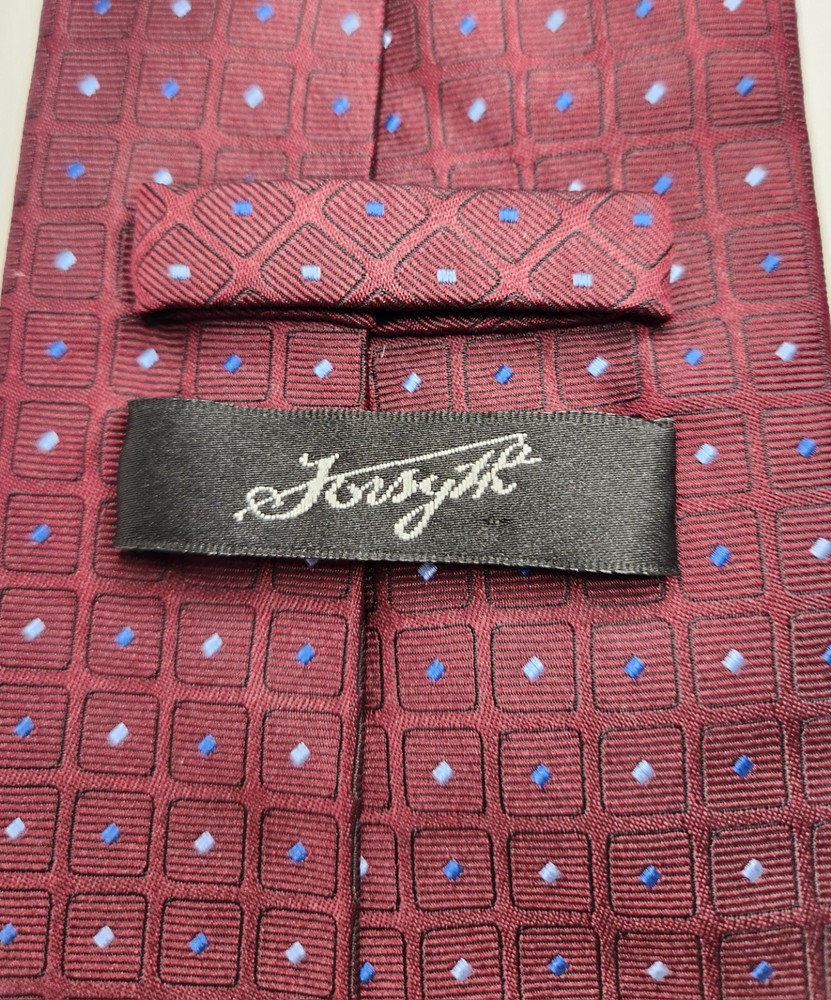 58" 100% Silk Forsyth Mens Tie