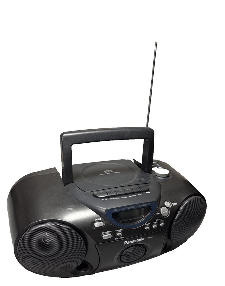 Panasonic RX-D16 Portable Stereo CD System Cassette Player Tested!