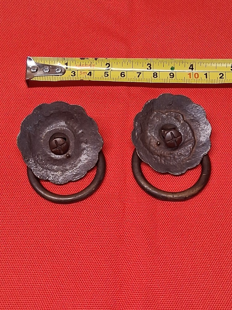 Vintage Antique Brass Drawer Pulls