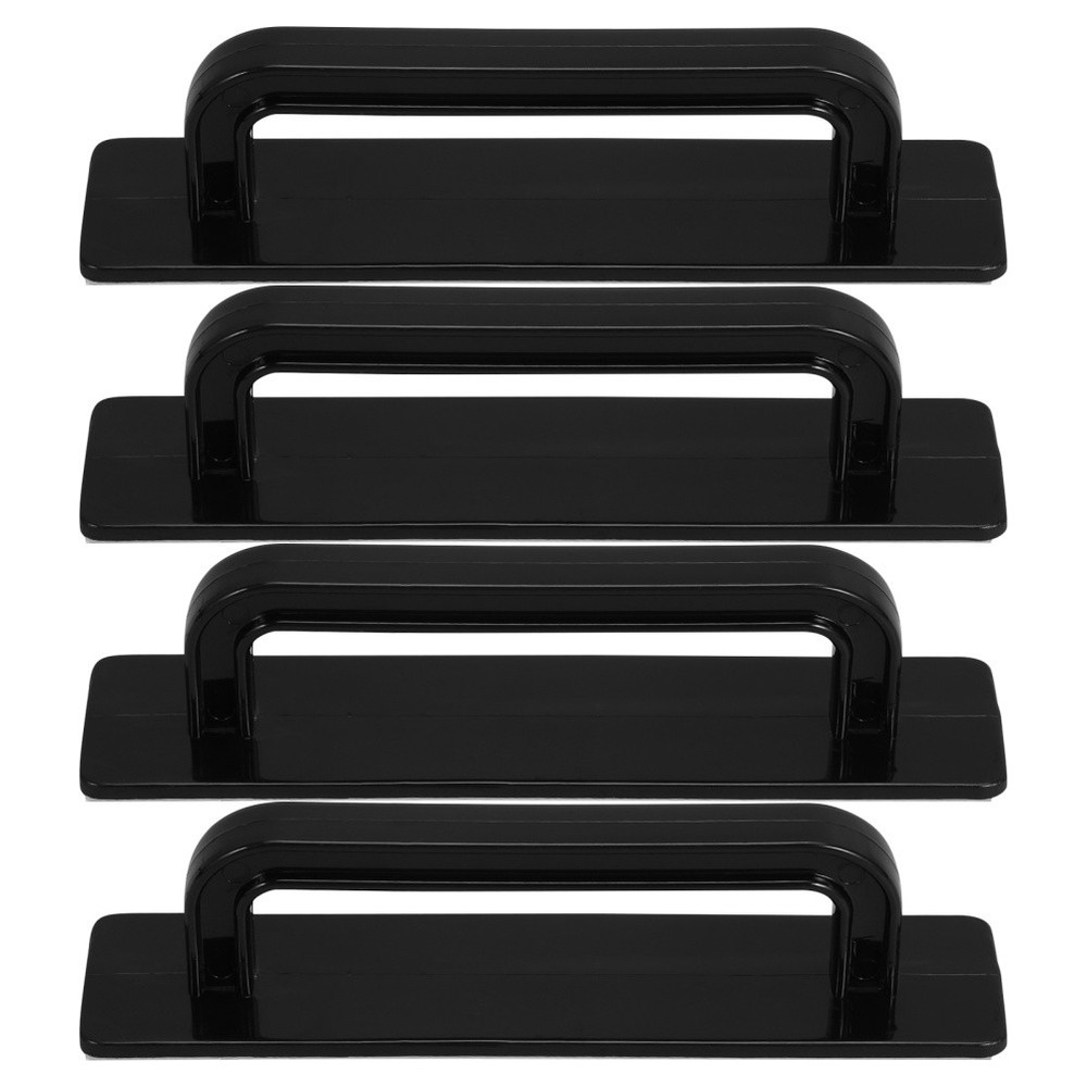 4 Pcs Drill-free Cabinet Handles Self Adhesive Wardrobe Drawer Pulls Stick