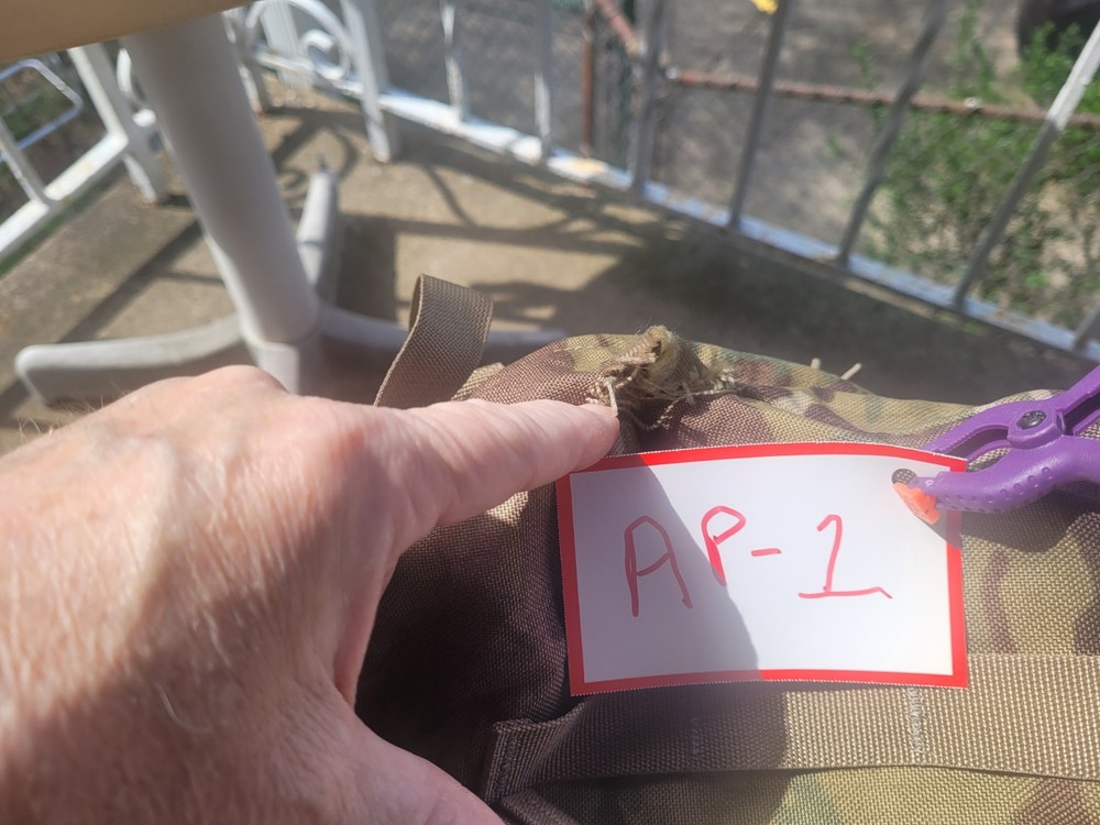 USGI Multicam OCP MOLLE Assault Pack 3 Day Assault Backpack defect AP-1