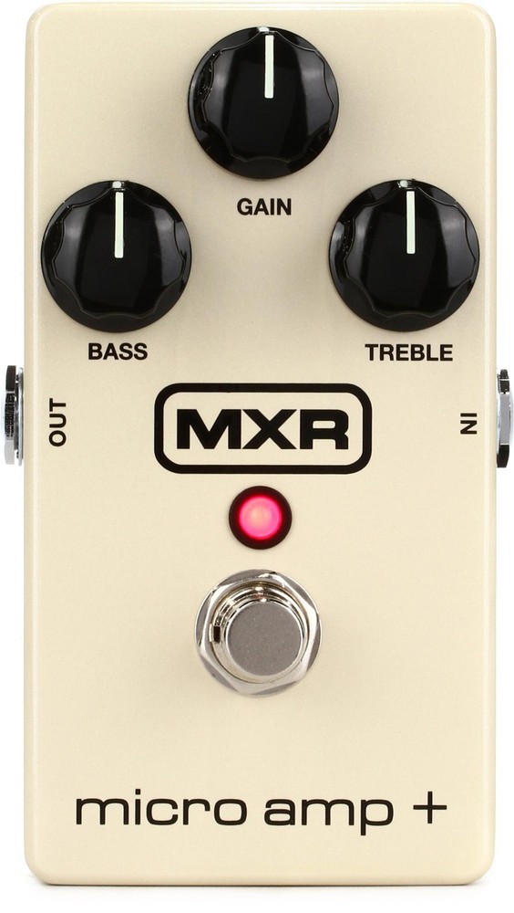 MXR M233 Micro Amp Plus Clean Boost Pedal (2-pack) Bundle