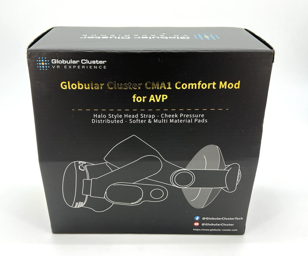 Globular Cluster CMA1 Comfort Mod Compatible with Apple Vision Pro