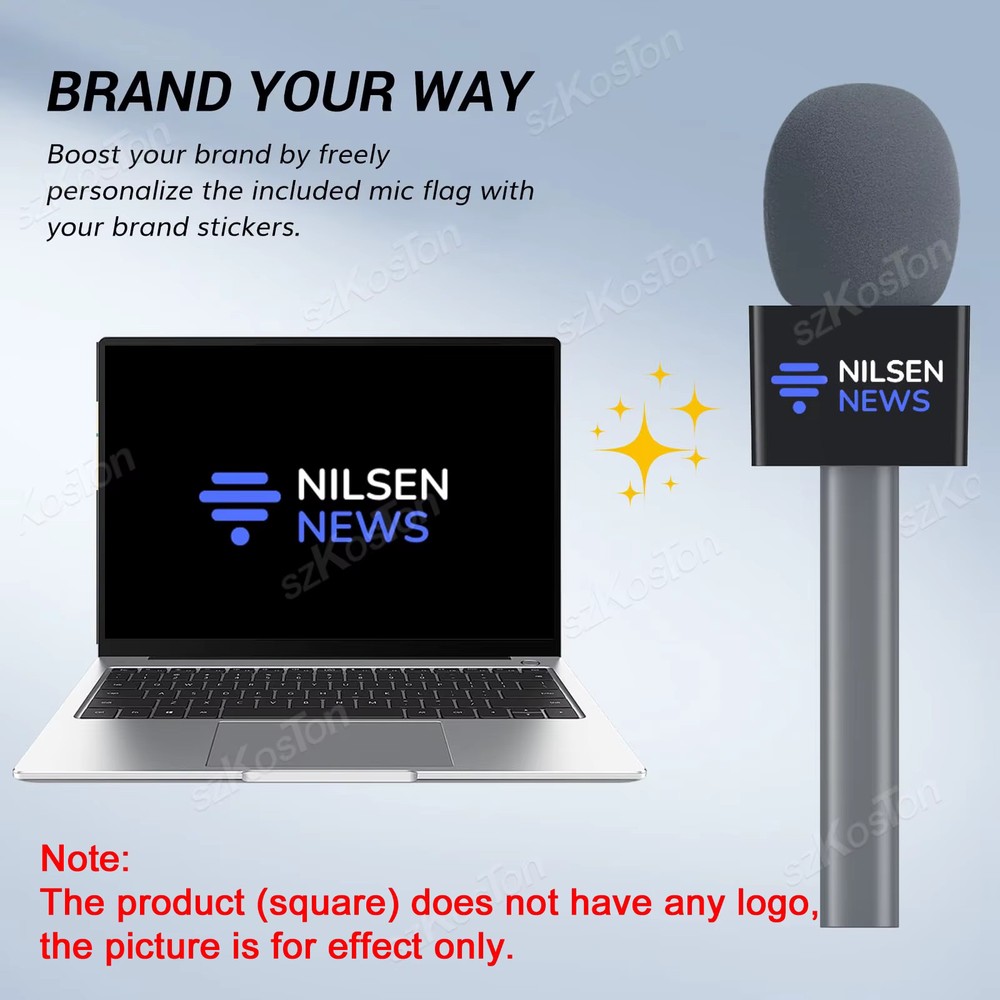 Rhode GO DJI Mic 1,2,3 Interview Handle Adapter - Wireless Microphone Handle