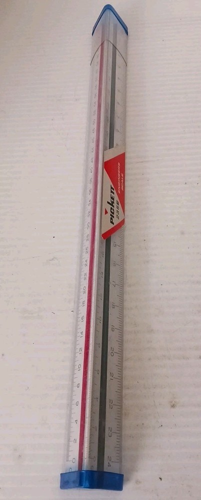 Pickett Architecture Scale 234E Drafting And Drawing Ruler 3 Sided