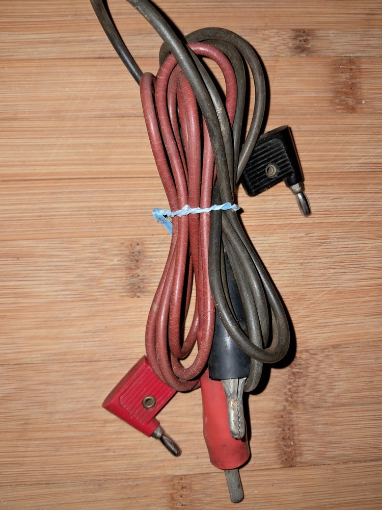 Vintage Simpson Meter Test Leads TESTED WORKING!!