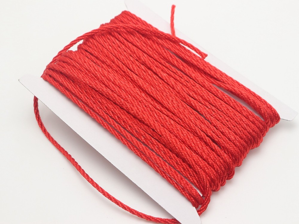 32.8 Feets Red Nylon Love Rope Binding Bind up Synthetic Silk String 2mm