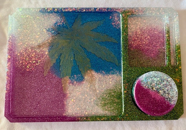 Resin Rolling Tray 5pc Set Multi-Colored