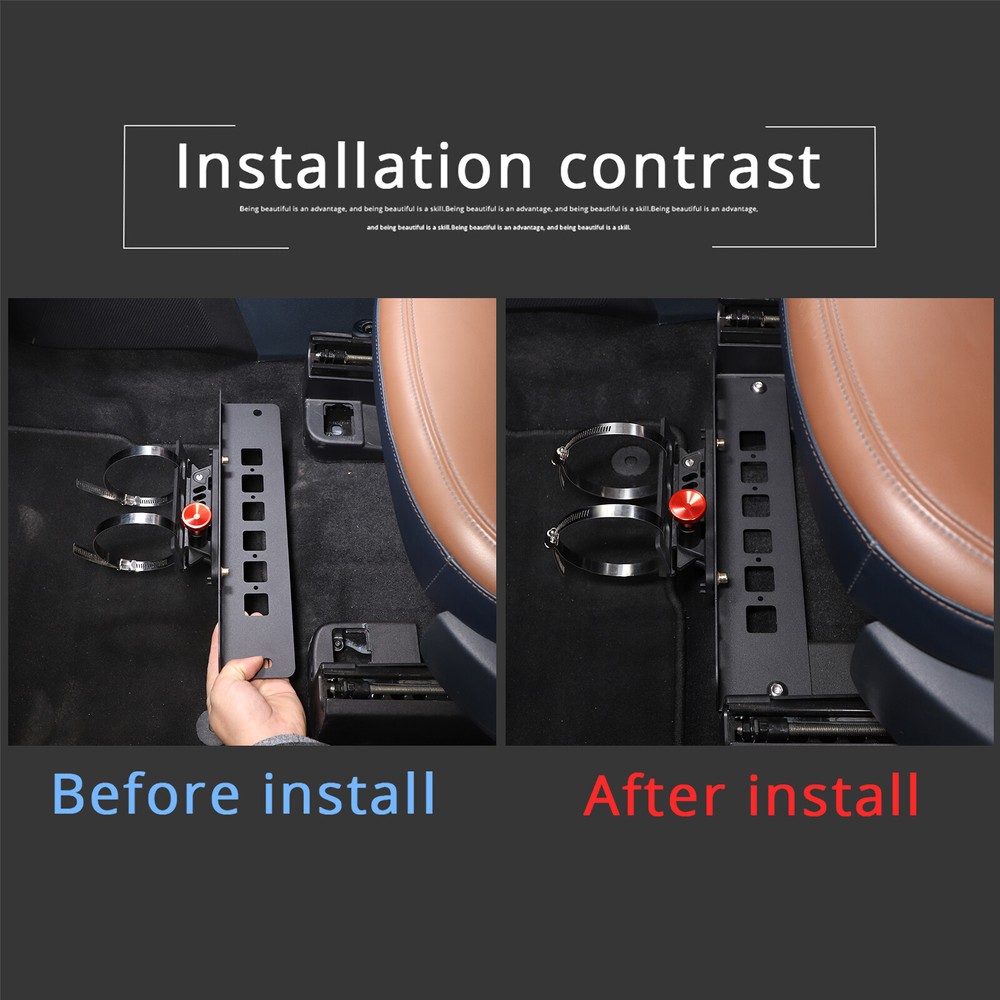 Car Roll Bar Fire Extinguisher Holder Mount Bracket Adjustable For FORD Maverick
