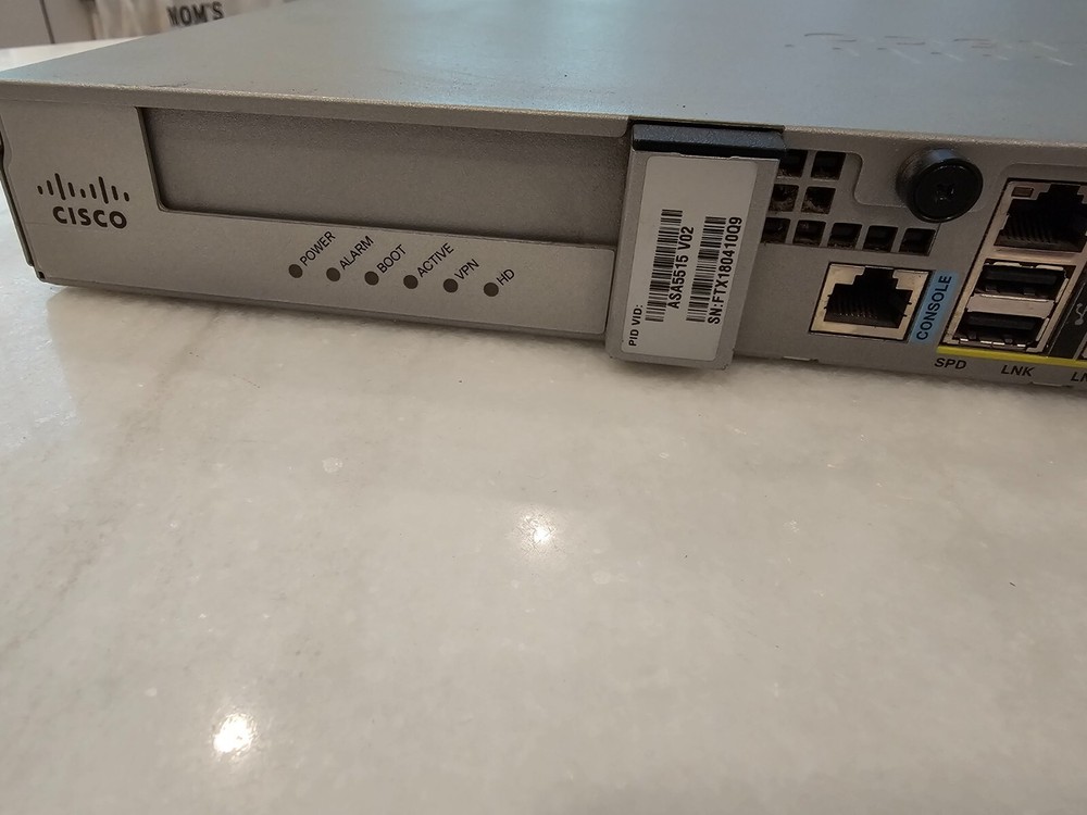 Cisco ASA 5512-X V02 Adaptive Security Appliance