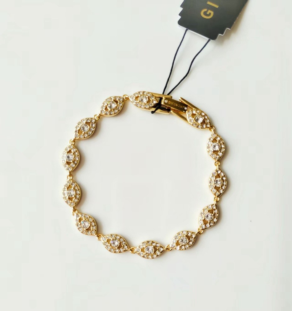 Givenchy Crystal Flex Bracelet Gold