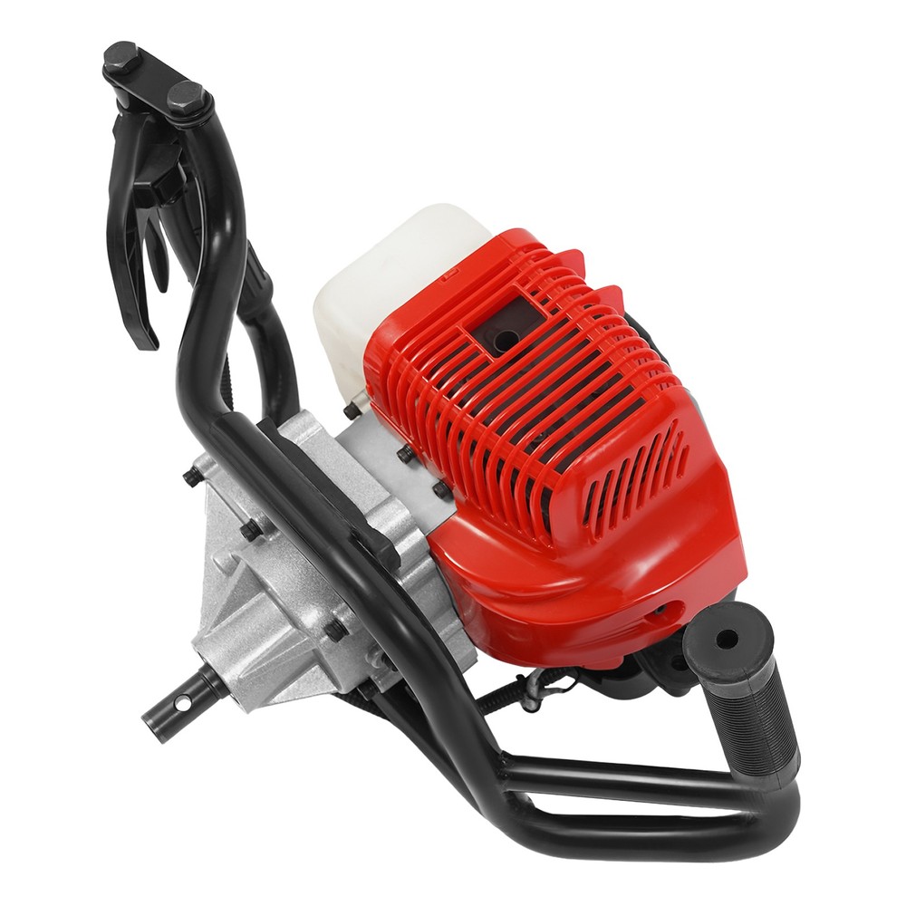 52cc Gas Powered Post Hole Digger - 2-Stroke Earth Auger Engine