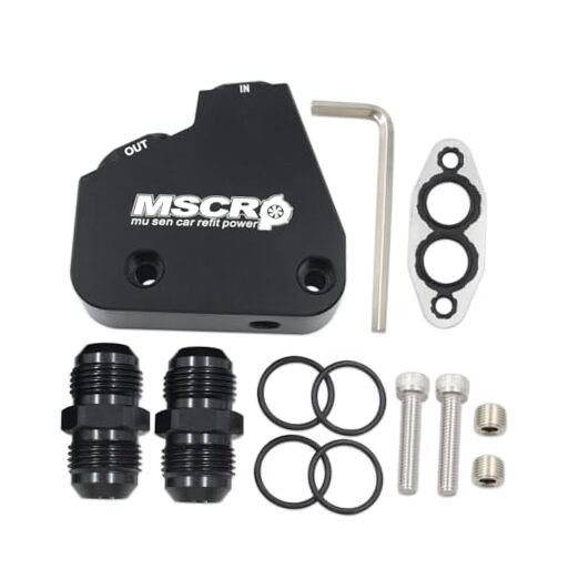 Engine Oil Cooler Adapter Kit For GM LS LS1 LS2 LS3 LS6 LS7 LS9 2005-2019