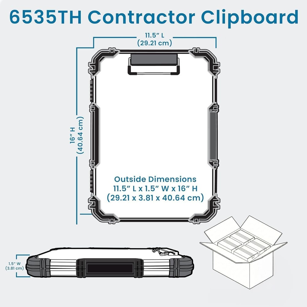 Flambeau Contractor Clipboard with Storage Compartment