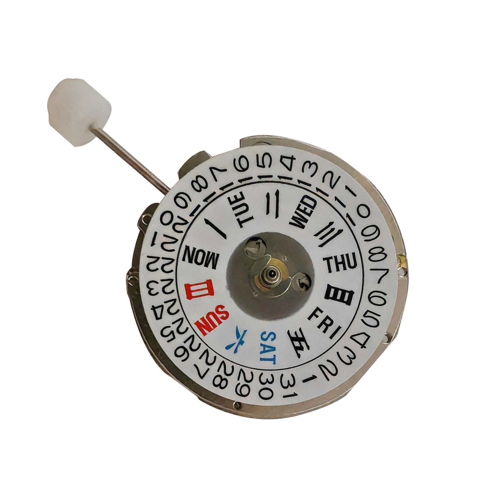 Replacement Automatic Mechanical Watch Movement Day Date Crown at 3 For NH36