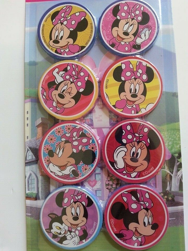 DISNEY JUNIOR MINNIE 8 FOAM STICKERS
