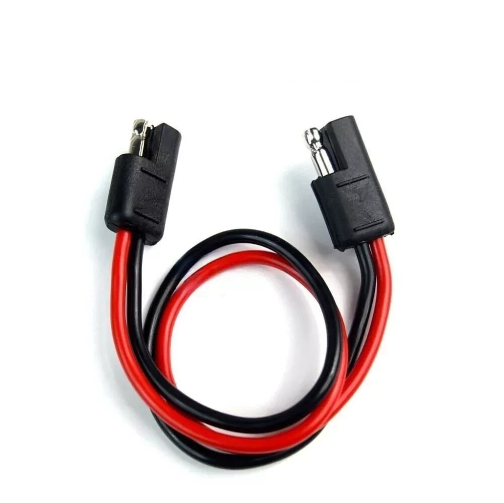 5 Pack 8 Gauge 12" 2 Pin Quick Disconnect Polarized Inline Molded Connectors