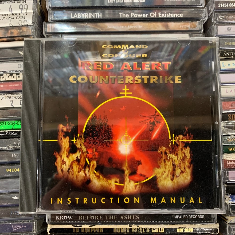COMMAND & CONQUER // Red Alert - Counterstrike [Vintage PC Game, VG] Win95
