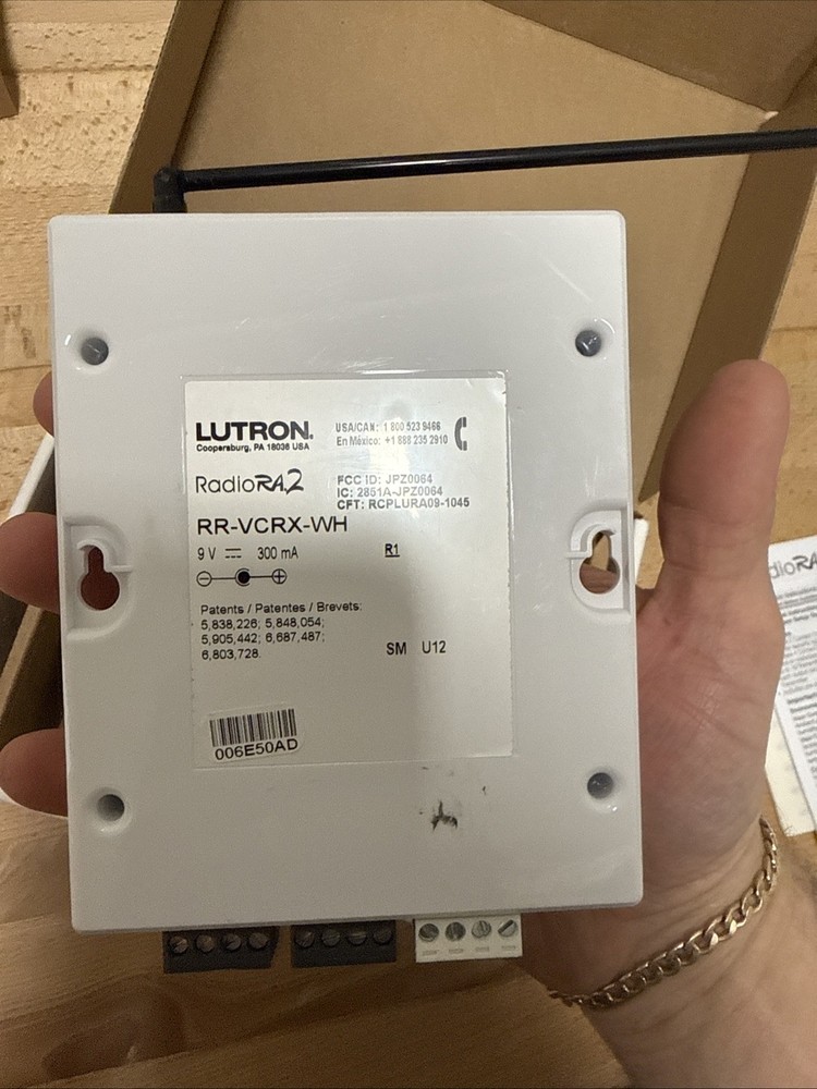 Lutron RR-VCRX-WH RadioRA2
