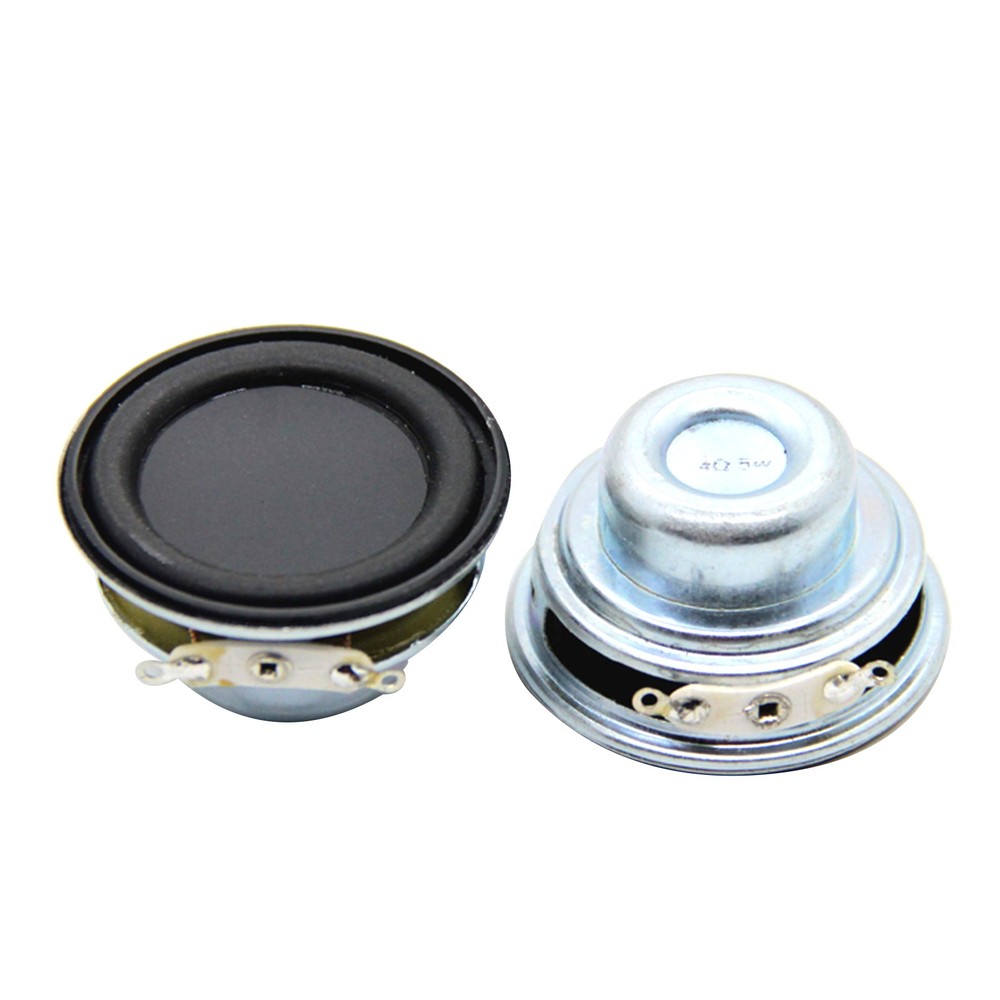2PCS High Sensitivity Full-Range Speakers 5W 4Ω Superior Frequency Response