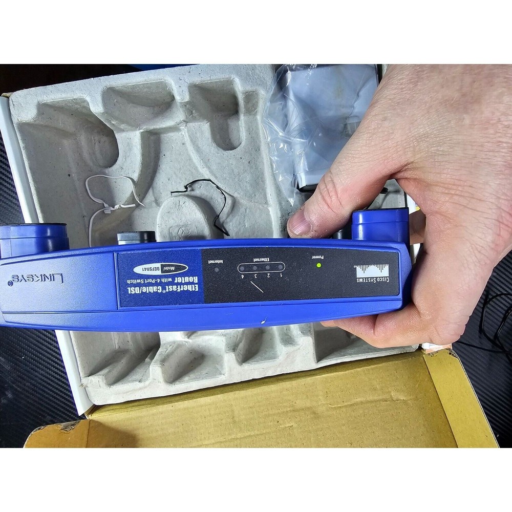 Linksys EtherFast 4-Port Cable/Dsl Wired Router BEFSR41