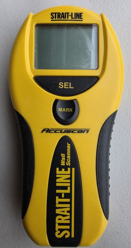 Strait-Line Accuscan Wall Scanner Stud Finder Tested Works