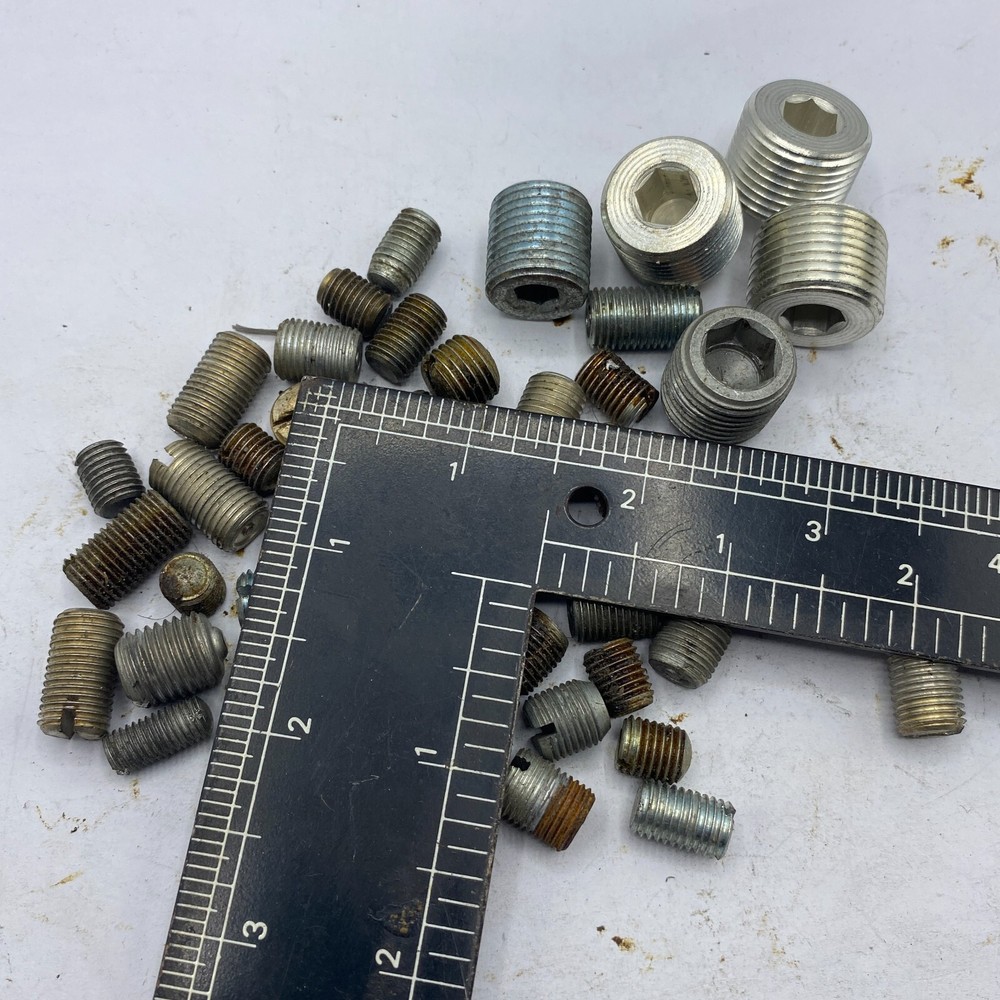 LOT OF 53 ASSORTED THREAD INTERNAL HEX KEPALA PIPE PLUGS INSERT KIT 🎯
