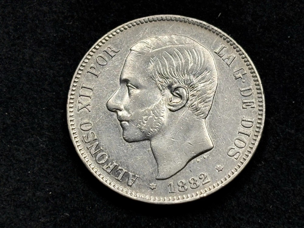 1882 Spain Five Pesetas