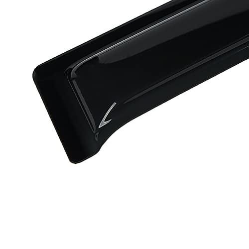 Side Window Visors rain Compatible with Silverado/Sierra Extended 1999-06