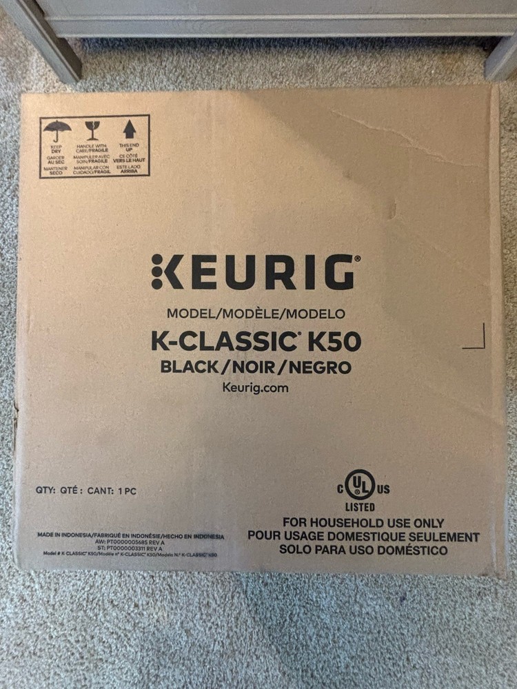 Keurig K-Classic Coffee Maker Programmable Single Serve K-Cup Pod 3 Brew Sizes