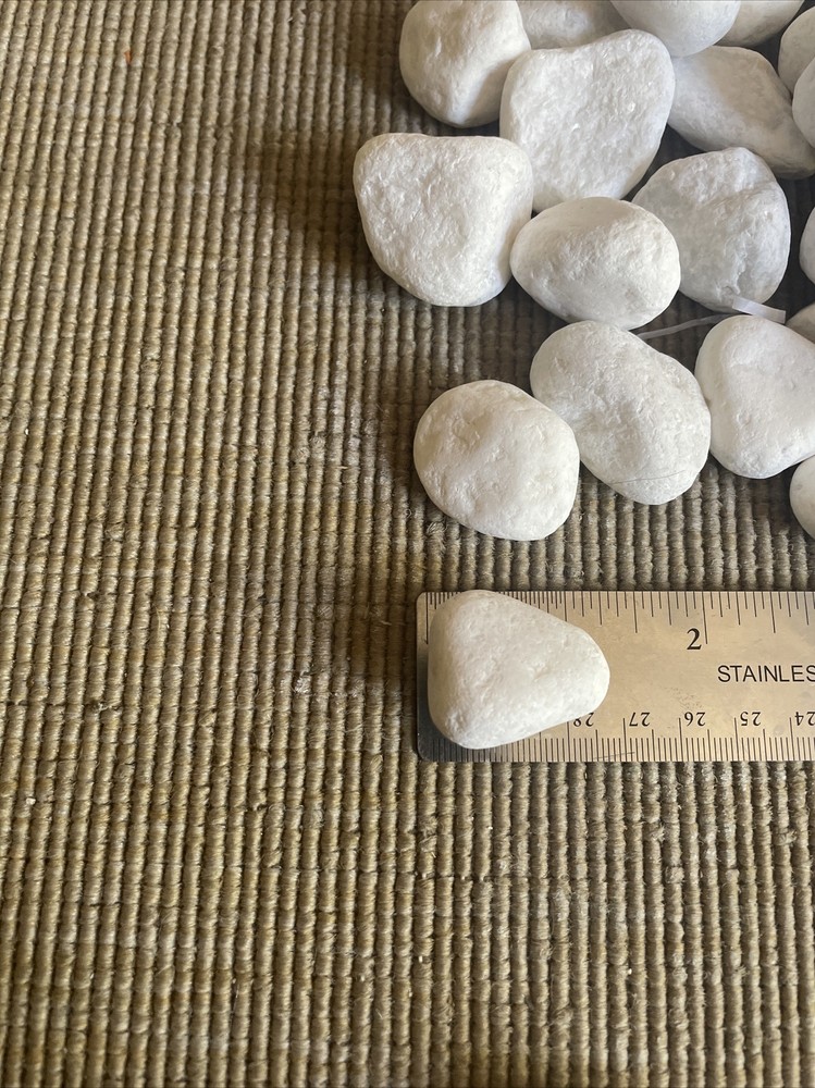 Fireplace Decorative Stone Pebbles 50 Pcs