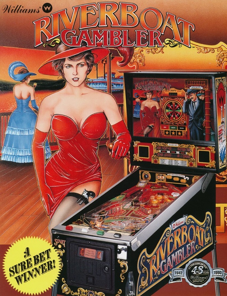 1990 Williams Riverboat Gambler Pinball Machine Rubber Ring Kit