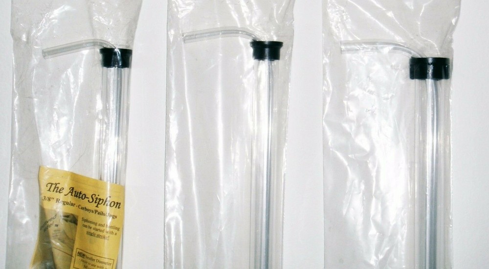 Auto-Siphon Mini, 3/8" or 1/2" - Optional Tubing & Clamp Homebrew