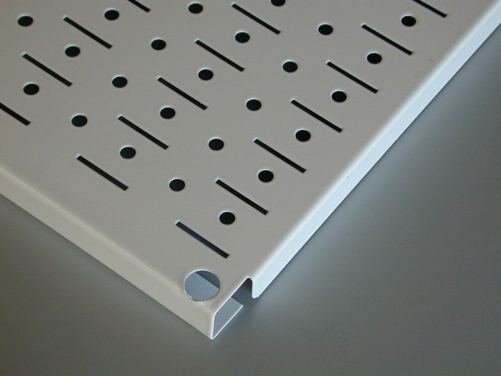 Pegboard 32in x 16in Galvanized Metal Pegboard Tool Board Panel