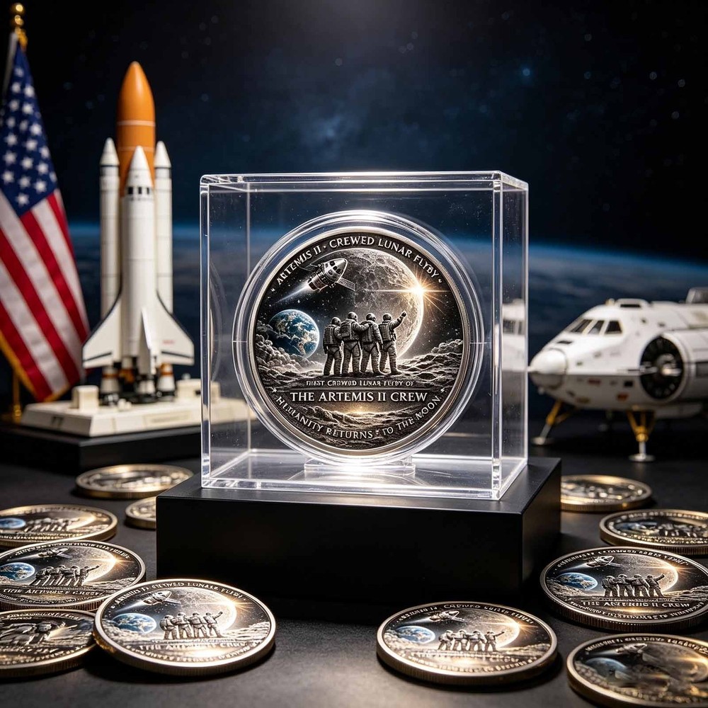 “Artemis 2” First Manned Lunar Orbit Commemorative Coin