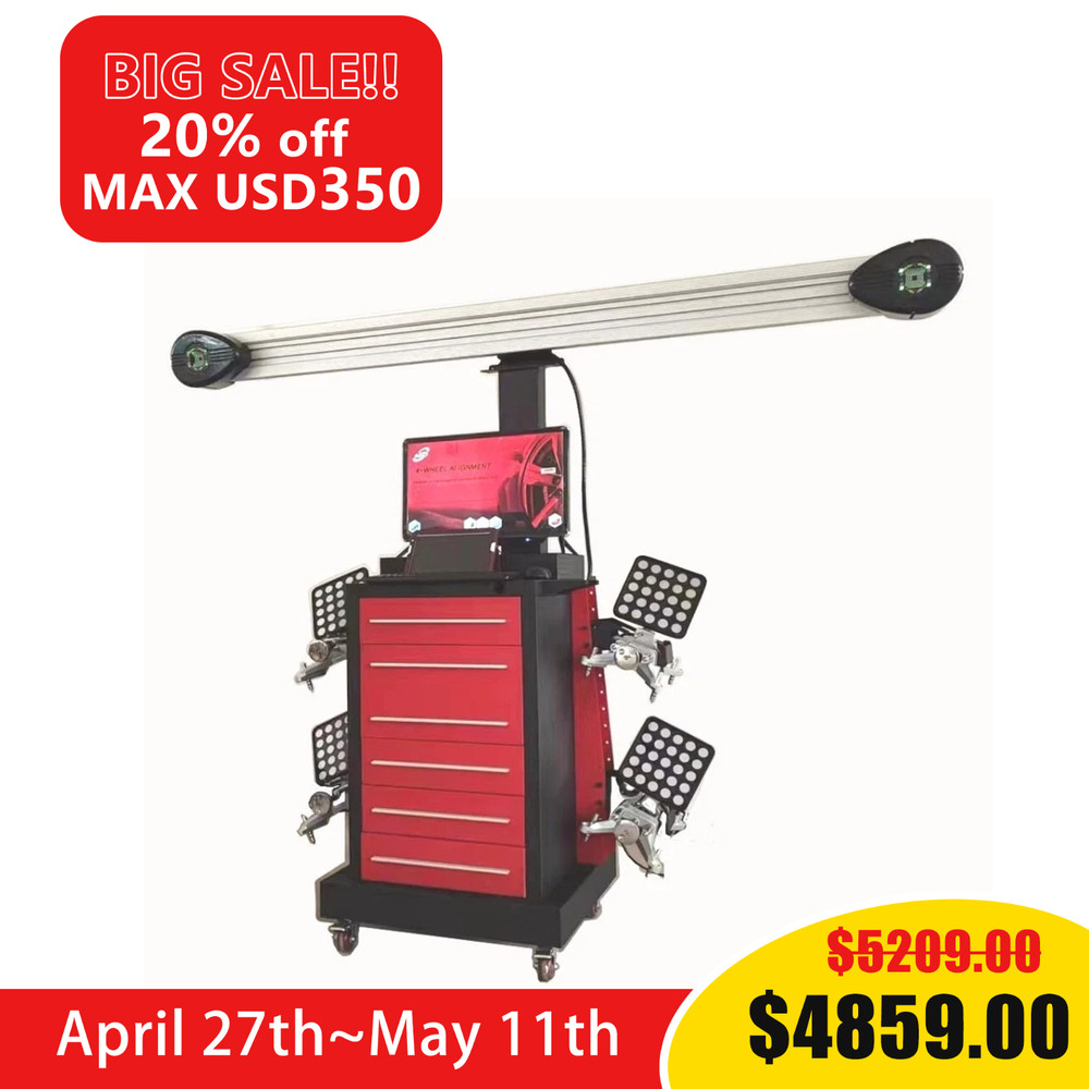 KATOOL 3D Wheel Alignment Machine Fully Automatic Tracking Tire Aligner System