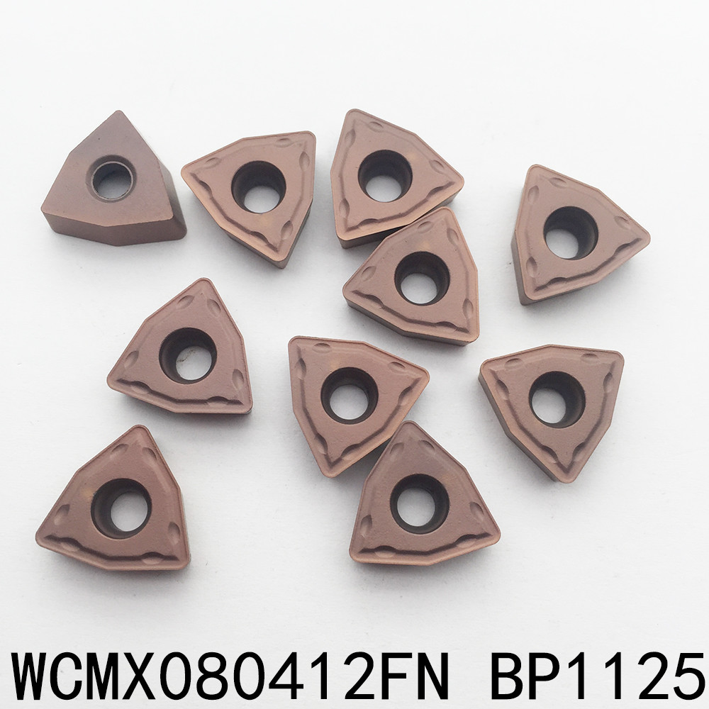 20pcs WCMX080412FN BP1125 carbide inserts cutting tool u drill inserts WCMX0804