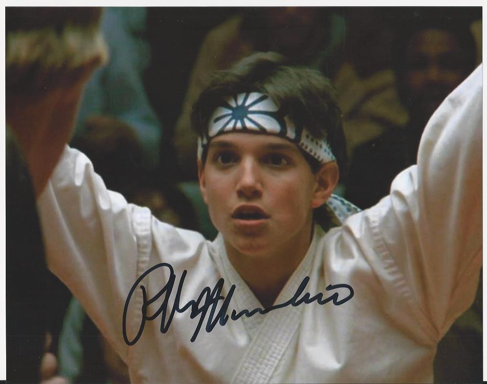 Ralph Macchio - Karate Kid signed photo