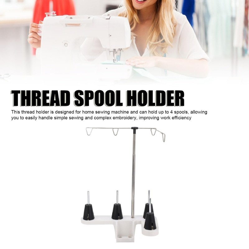 Embroidery Thread Spool Holder Thread Holders with 4 Spools Thread Roll Holder