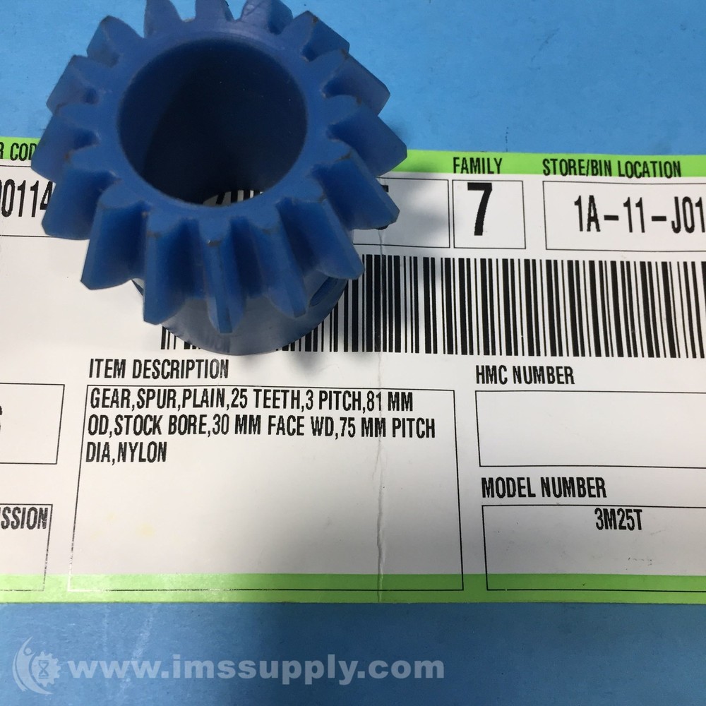 3M25T Plain Spur Gear FNIP
