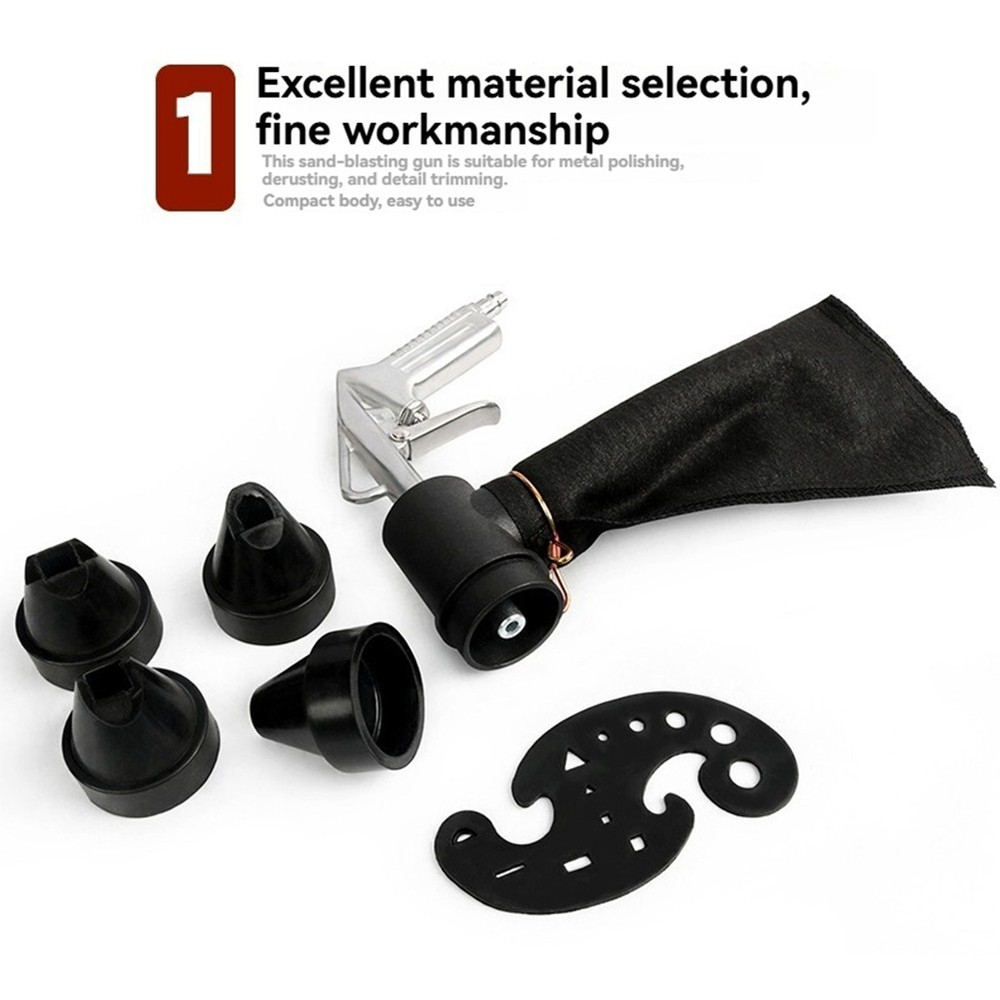 Pneumatic Sandblasting Tool Kit Sand Blasting Machine Set Versatile4971