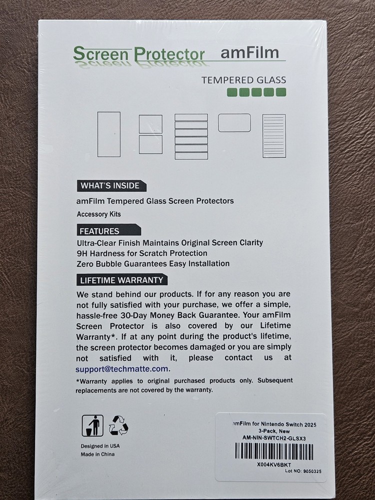 Switch 2 Carrying Case & Accessories Kit + Tempered Glass Screen Protector Pack