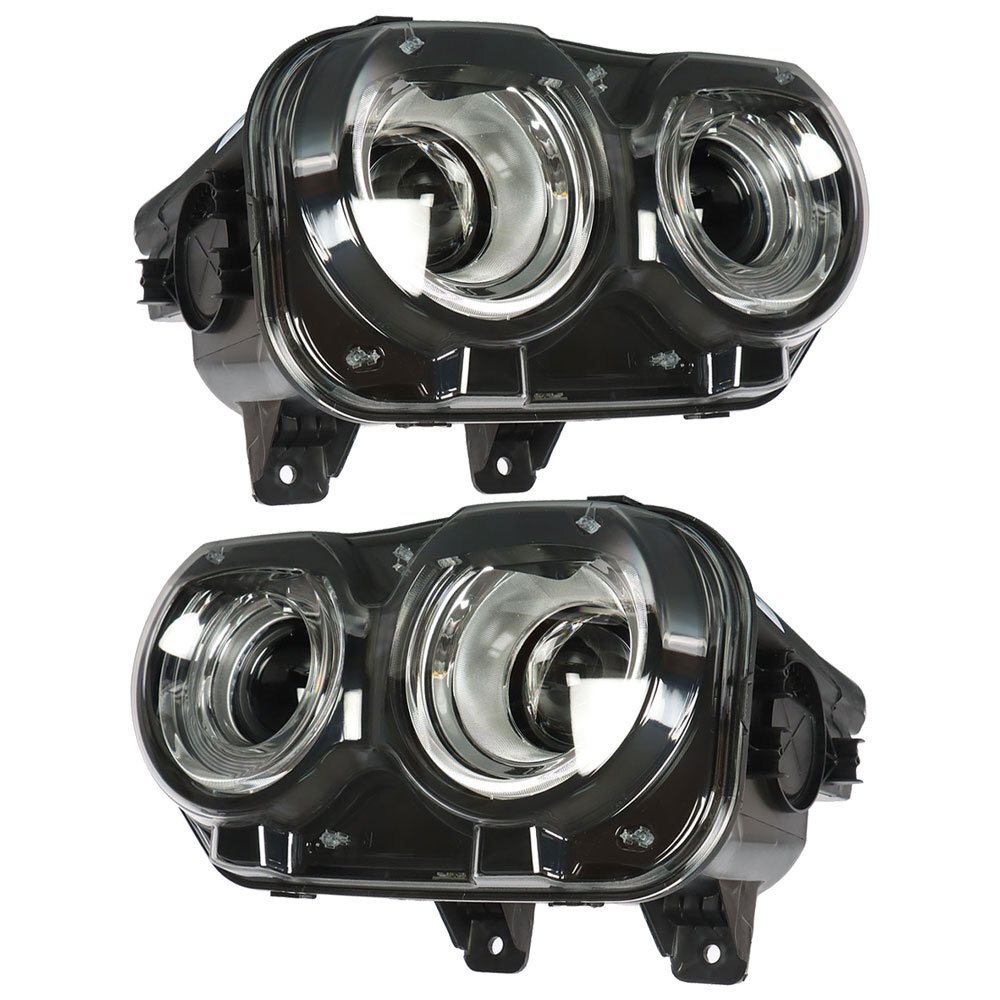 Headlight Assembly For 2015-2018 Dodge Challenger Headlamps Left+Right Side