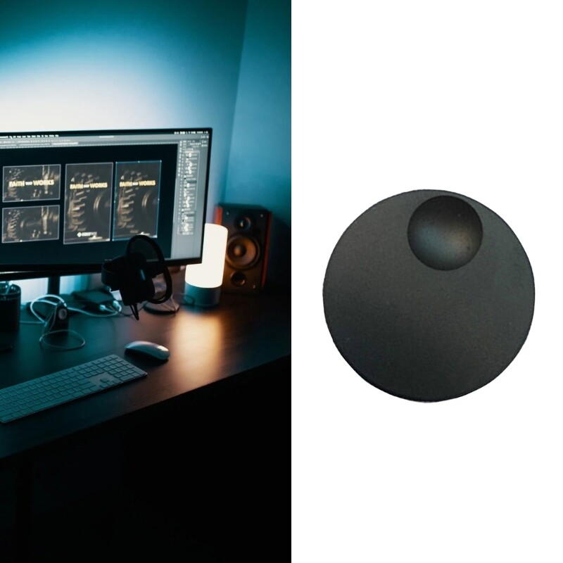 Control Knob 32x13mm Control Knob Black Frosted Solid Aluminum